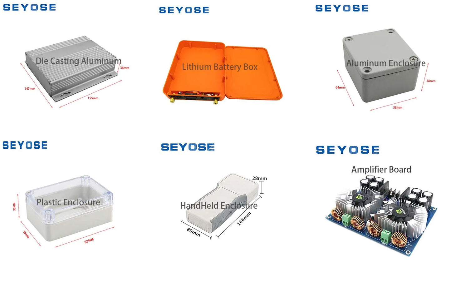 PN-M51 Small Plastic Enclosure DIY RFID Card Reader Case Machine Box 130*88*25mm Access Control Housing for Consumer Electronics