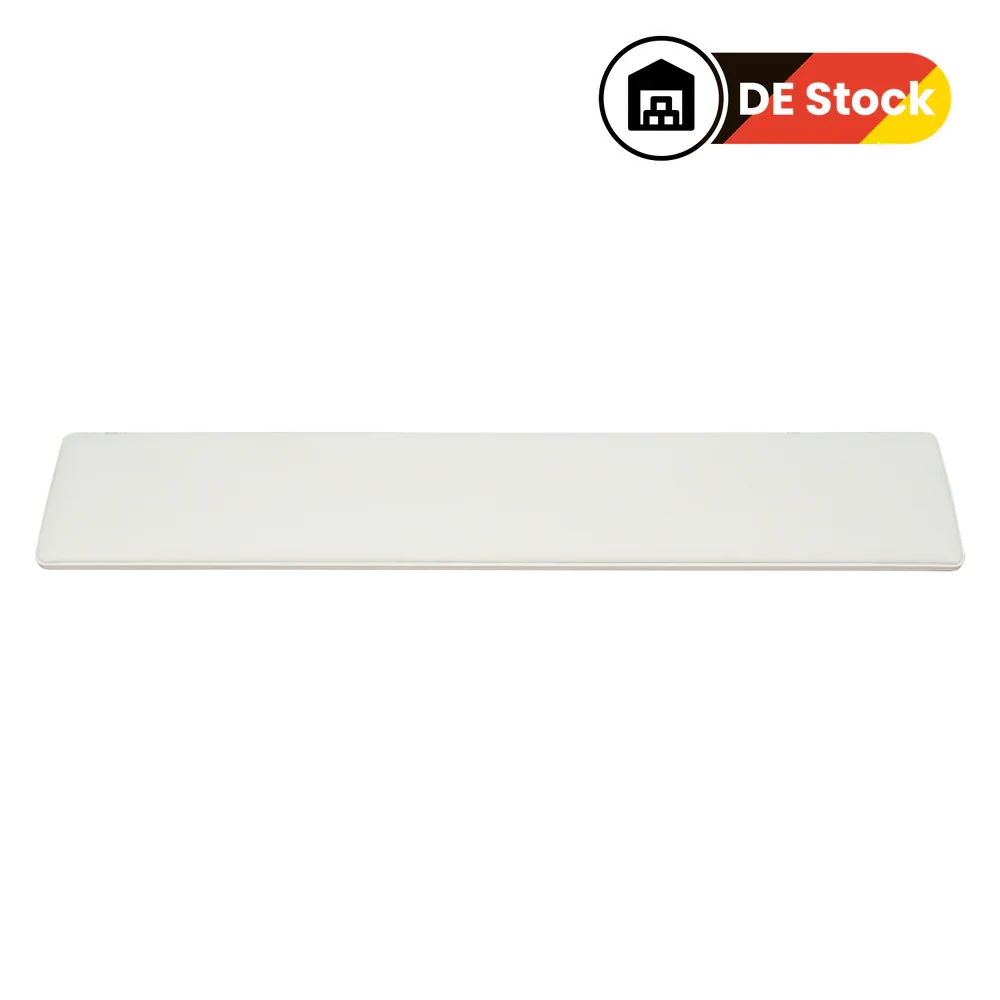 Akko Anime Memory Foam Keyboard Wrist Pad Soft Padded Support for Wrist Pain Relief Constant Typing Gaming (White 390x70x19mm)