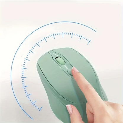 [Wireless Silent Mouse] Wireless Silent Mouse | Ambidextrous Dual-Mode Ergonomic Type-C Rechargeable for Office/Home Use with Tablet/Laptop/Desktop Connectivity, Portable, Compact, Durable Build, Tech Enthusiasts