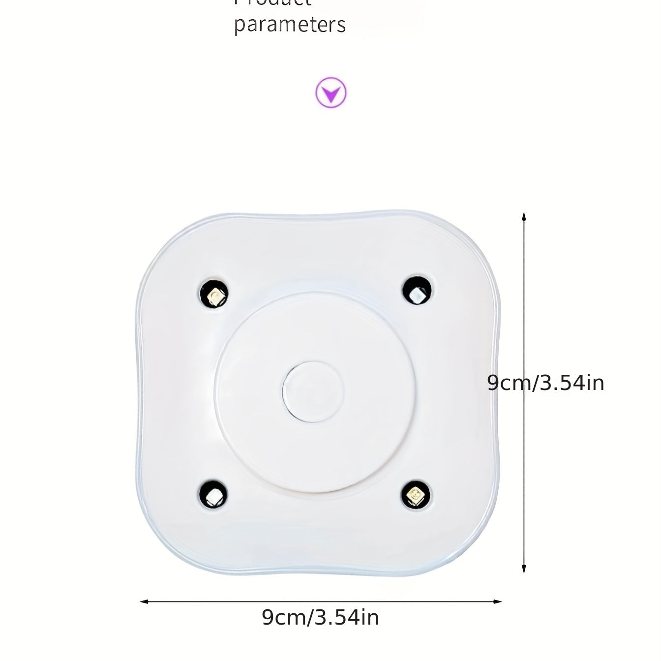 Aroma Bliss UV Toilet Disinfection Lamp - Advanced Odor Eliminator & Air Purifier - Compact, LED Ultraviolet Germicidal Technology for Home Sanitation