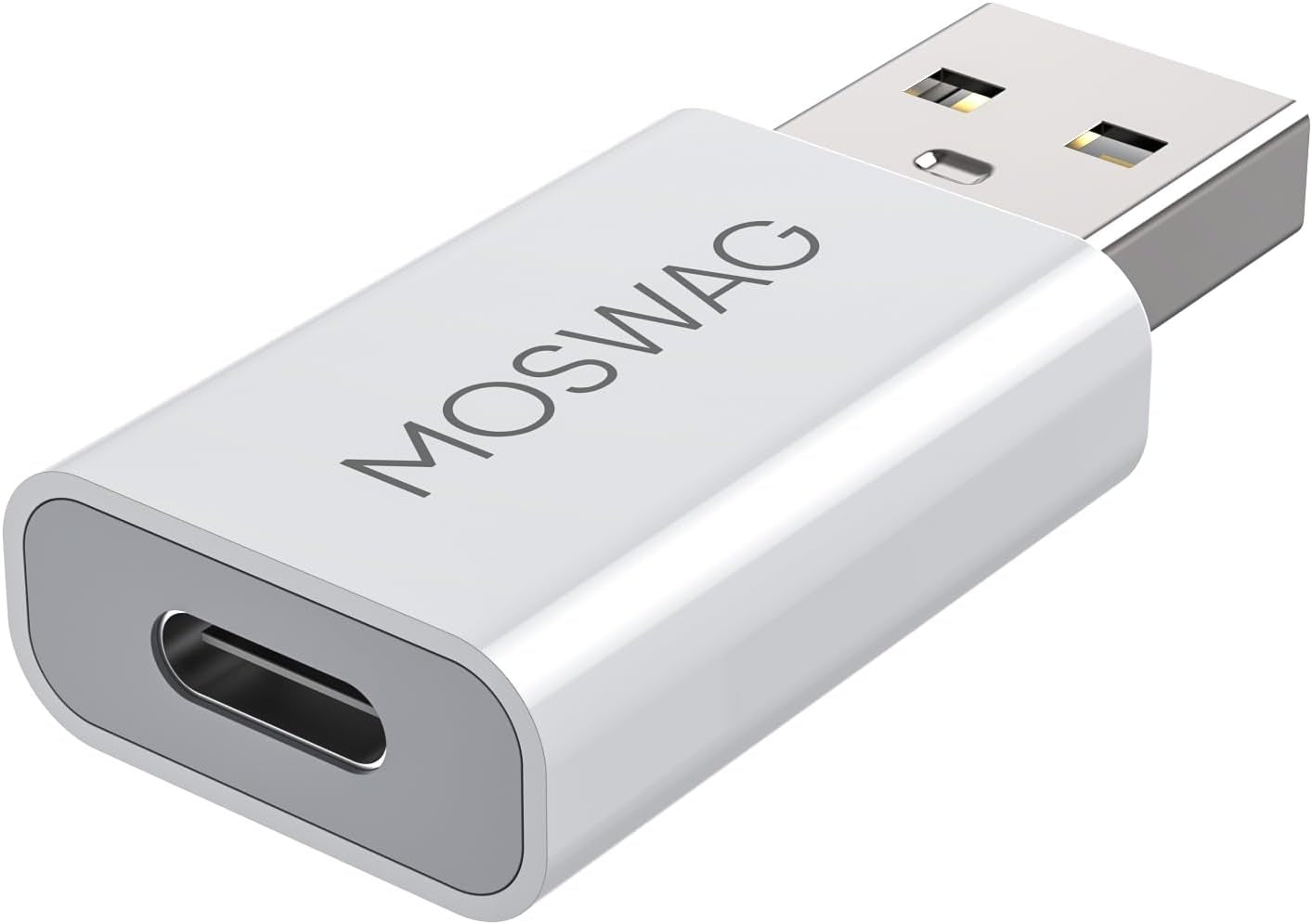 USB Type C Female to USB a Male Adapter, Compatible with Laptops, PC, No Additional Driver/Software Needed