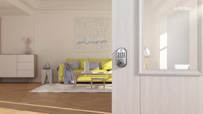 D280 Smart 5-in-1 Fingerprint Door Lock, Keyless Entry Door Lock, Biometric Technology with Memory Function, Fits Most Standard Doors, Unlocking Log, Durable, 100 Passcodes, Temporary Sharing, Anti-Snoop Passcode