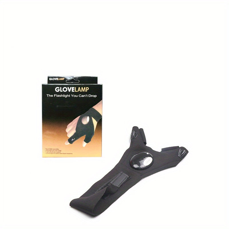 1/2pcs LED Flashlight Gloves - Hands-Free Lights for Camping, Fishing, and Outdoor Activities, Perfect Fathers Day Gifts for Men, Him, Dad, Boyfriend, and Cool Gadgets for Hotel and Natatorium