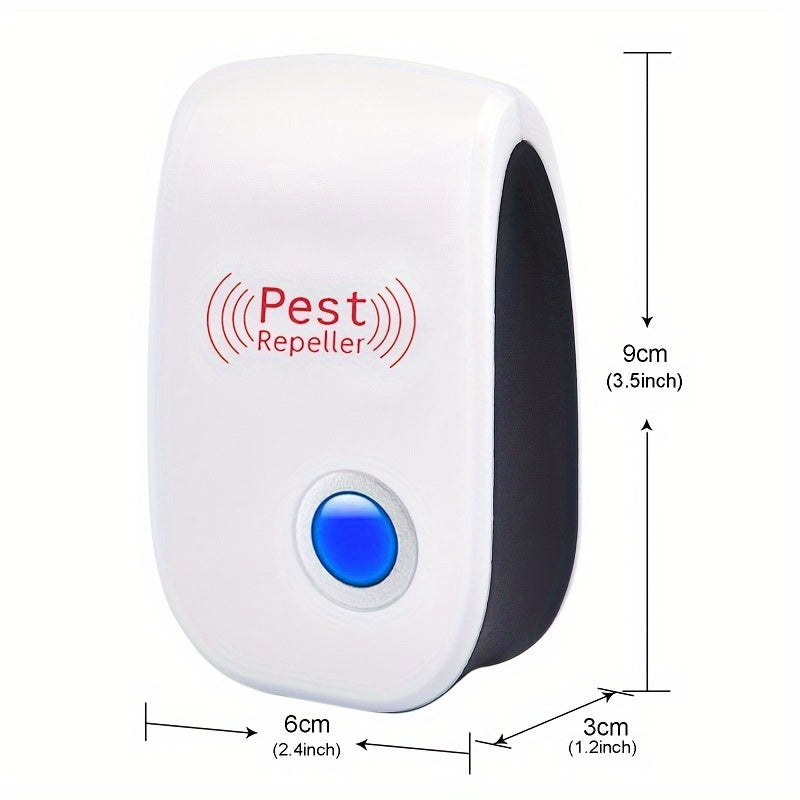 1pc, Ultrasonic Pest Repellers, Indoor Ultrasonic Insect Repellent, Mouse Repellent - Keep Your Home, Kitchen, Office, Hotel, And Warehouse Pest-Free! Pest Control, Summer Essentials, Household Gadgets, Back To School Supplie