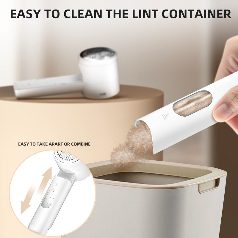Electric Lint Remover, Fabric Shaver, USB Rechargeable Sweater Shaver, Power Lint Shaver, LED Display, Fuzz Remover, Portable Hairball Trimmer For Clothes, Bedding, Furniture, Carpet, Sofa, Cleaning Supplies, Household Gadget