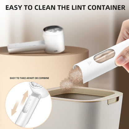 Electric Lint Remover, Fabric Shaver, USB Rechargeable Sweater Shaver, Power Lint Shaver, LED Display, Fuzz Remover, Portable Hairball Trimmer For Clothes, Bedding, Furniture, Carpet, Sofa, Cleaning Supplies, Household Gadget