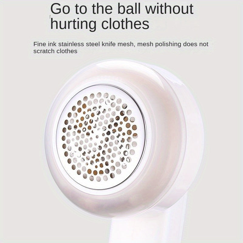 1pc, Fabric Shaver, Electric Lint Remover, USB Rechargeable Sweater Shaver, Power Lint Shaver, Fuzz Remover, Pilling Remover, Portable Hairball Trimmer For Clothes, Bedding, Furniture, Carpet, Sofa, Cleaning Supplies, Cleanin