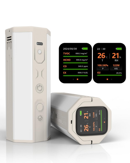 LUM GUARD Portable Air Monitor(white)