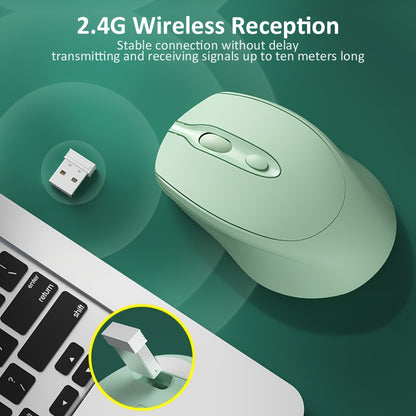 [Wireless Silent Mouse] Wireless Silent Mouse | Ambidextrous Dual-Mode Ergonomic Type-C Rechargeable for Office/Home Use with Tablet/Laptop/Desktop Connectivity, Portable, Compact, Durable Build, Tech Enthusiasts