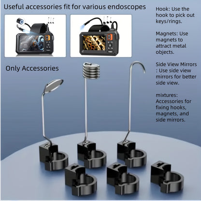 [HD Borescope Camera] 1080P HD Borescope Camera With Light, 50ft Snake Endoscope Camera, Gadgets For Men (4.3")