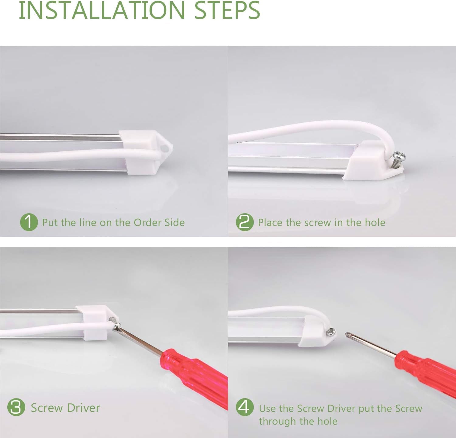 Portable USB 60LED 7W Reading Strips Craft Light Eye-Care LED Desk Reading Lamp with Cool and Warm White Color Light Great for Craft Table, Pianos, Reading, Work Tables,Dj'S, Music Stands