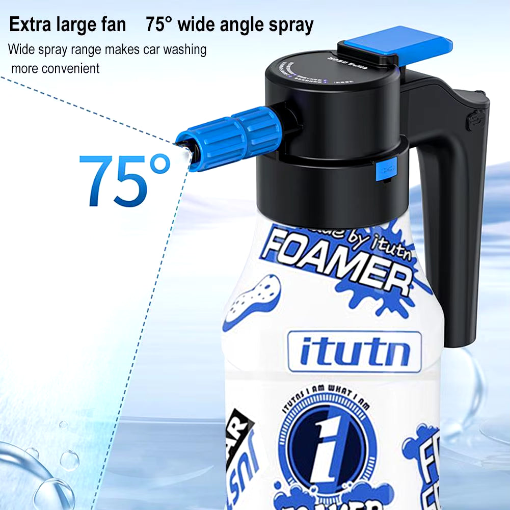 Electric Foam Sprayer for Car Wash Pro Snow Foam Cannon Generator Automatic Battery Powered Pressure Soap Sprayer for Car Care