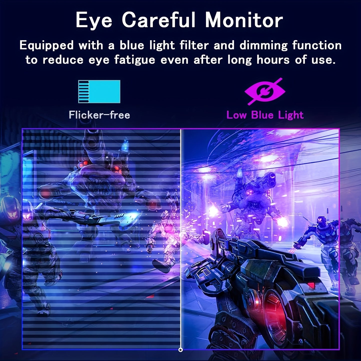 24 Inch FHD 1080P IPS Gaming Monitor Plus - Fast 165Hz Refresh Rate, 1ms Response Time, FreeSync Technology, 100% sRGB Color Gamut, HDR Support, HDMI and DP Connectivity, Built-in Speaker, Tilt Adjustable, VESA Mountable - Id