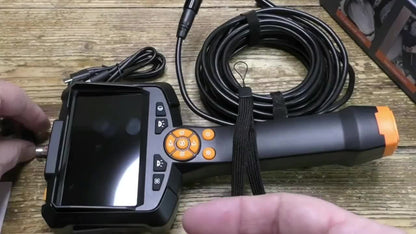 16.5ft Borescope Camera With Light, 4.3"/2.4" Endoscope Camera With Light, IP67 Waterproof Endoscope, 1080 HD Inspection Camera, Snake Camera, Endoscope Camera Gadgets For Men