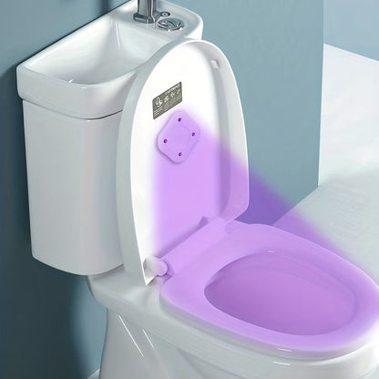 Aroma Bliss UV Toilet Disinfection Lamp - Advanced Odor Eliminator & Air Purifier - Compact, LED Ultraviolet Germicidal Technology for Home Sanitation