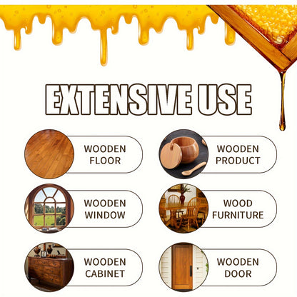 1set Furniture beeswax Spray set, beeswax spray for wood floor and furniture maintenance, polishing, waterproof, dry, crack, scratch repair, refurbished wax, cleaning supplies, household gadgets
