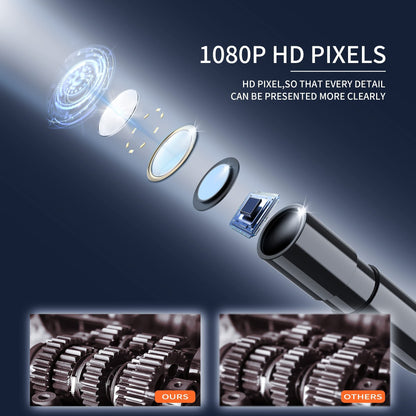 16.5ft Borescope Camera With Light, 4.3"/2.4" Endoscope Camera With Light, IP67 Waterproof Endoscope, 1080 HD Inspection Camera, Snake Camera, Endoscope Camera Gadgets For Men