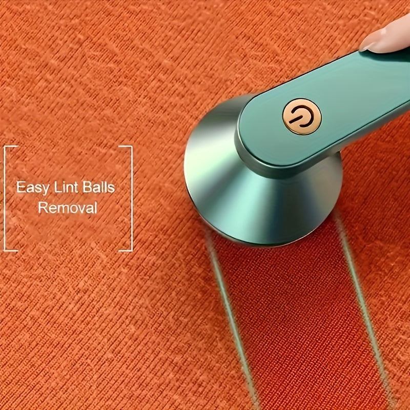 1pc, Fabric Shaver, Electric Lint Remover, USB Rechargeable Sweater Shaver, Power Lint Shaver, Fuzz Remover, Pilling Remover, Portable Hairball Trimmer For Clothes, Bedding, Furniture, Carpet, Sofa, Cleaning Supplies, Cleanin