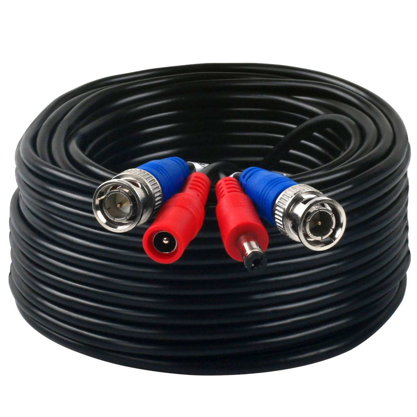 2 Pack 100 Feet BNC Video Power Cable,Bnc Extension Wire Video Security Camera Wire with Connectors for CCTV Camera DVR Surveillance System