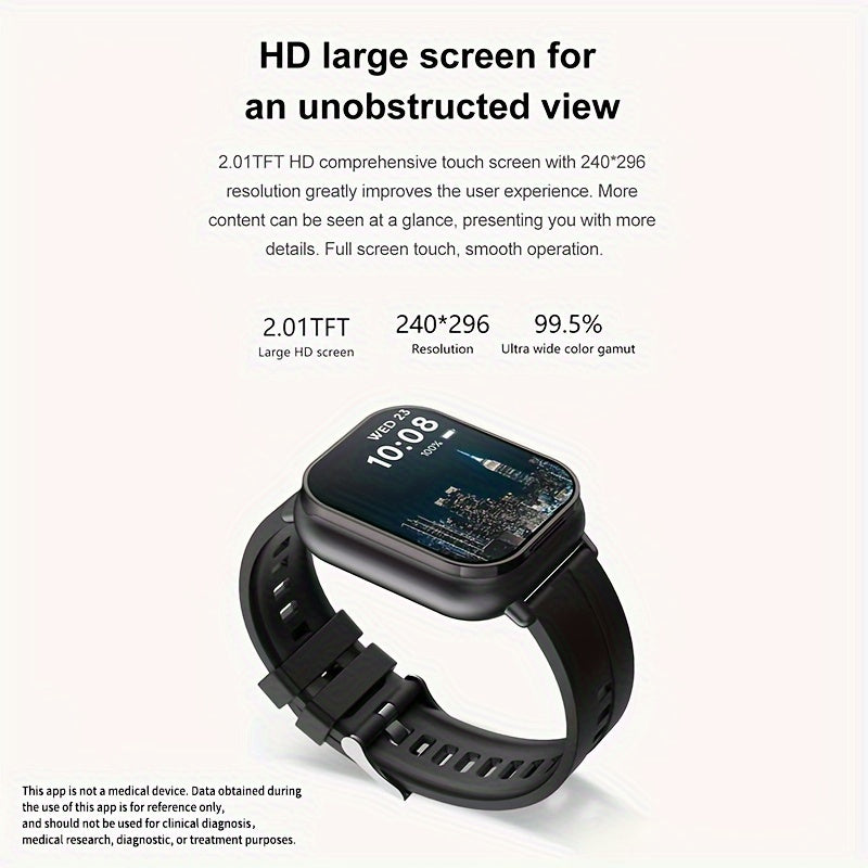 Smart Watch Pro - High-Tech Double Explicit Display, Electronic Movement, Rechargeable Lithium Battery, Water-Resistant PC Case, Silicone and Stainless Steel Band, Wireless Connectivity for Fitness Tracking and Notifications