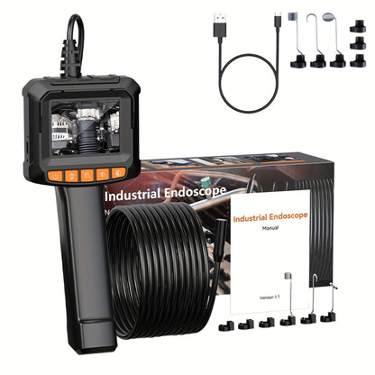 16.5ft Borescope Camera With Light, 4.3"/2.4" Endoscope Camera With Light, IP67 Waterproof Endoscope, 1080 HD Inspection Camera, Snake Camera, Endoscope Camera Gadgets For Men