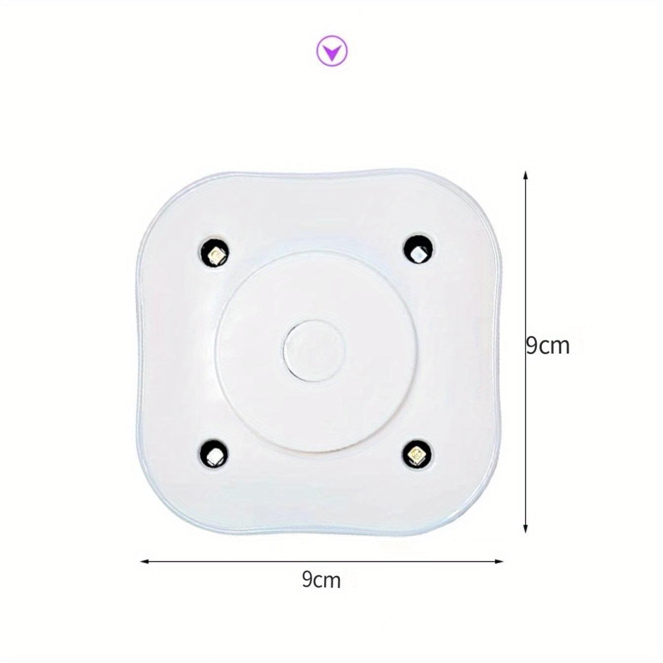Aroma Bliss UV Toilet Disinfection Lamp - Advanced Odor Eliminator & Air Purifier - Compact, LED Ultraviolet Germicidal Technology for Home Sanitation