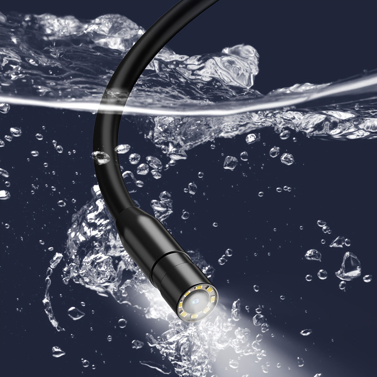 16.5ft Borescope Camera With Light, 4.3"/2.4" Endoscope Camera With Light, IP67 Waterproof Endoscope, 1080 HD Inspection Camera, Snake Camera, Endoscope Camera Gadgets For Men