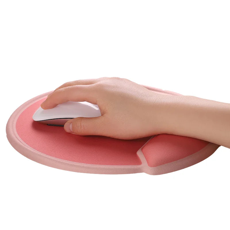 Gaming and Office Mouse Pad with Keyboard Wrist Rest Support Non-Slip PU Base and Coaster Pain Relief Stock Product