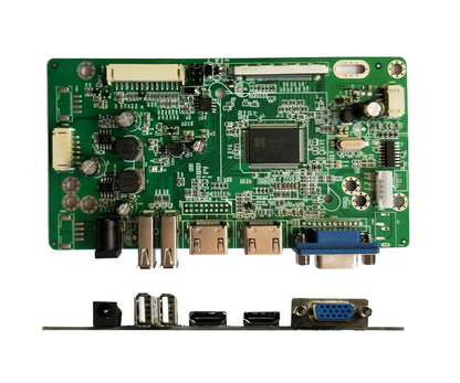 4K  Resolution V by One TFT LCD Monitor Controller Board with VGA 2*HD MI2.0  2*USB Inputs Support 4K LCD Screen & USB Loop Play