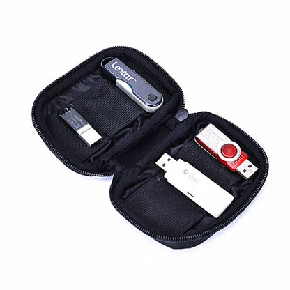 Double Layer USB Flash Drive Case USB Stick Drive Carrying Case USB Thumb Drive Case USB Memory Stick Case Electronic Accessorie