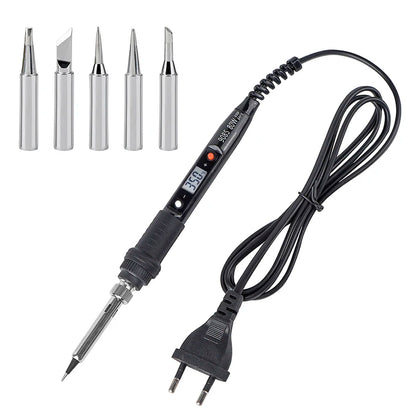 JCD Electric soldering iron 80W LCD Digital Display Adjustable temperature soldering iron tips 220V/110V Welding solder tools