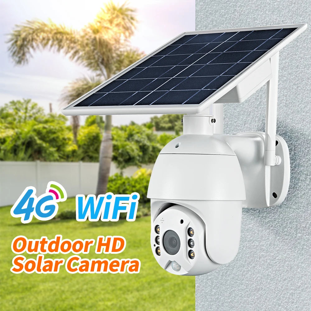 Loosafe 1080P 2MP Wifi 4G Camera Low Power Solar Battery Camera Outdoor Full Color Night Version Wireless 4g Security C