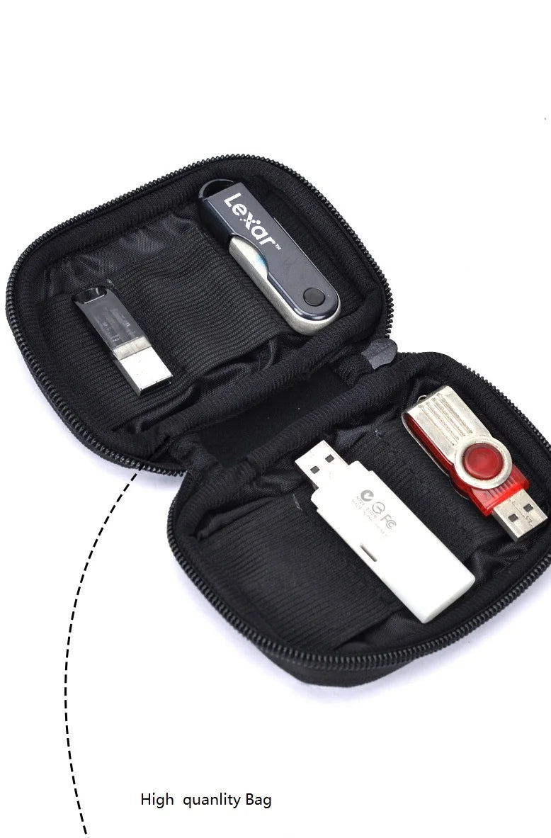 Double Layer USB Flash Drive Case USB Stick Drive Carrying Case USB Thumb Drive Case USB Memory Stick Case Electronic Accessorie