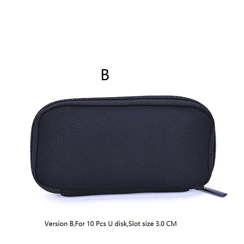 Double Layer USB Flash Drive Case USB Stick Drive Carrying Case USB Thumb Drive Case USB Memory Stick Case Electronic Accessorie