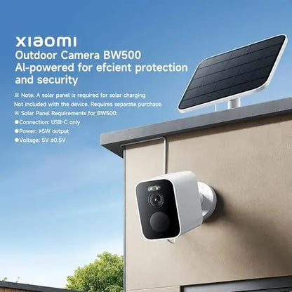 USA Stock for Xiaomi Outdoor Security Camera BW500 2.5K Battery Wireless Color Night Vision Optional Solar Surveillance