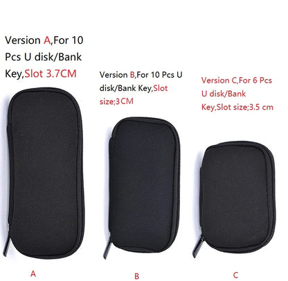 Double Layer USB Flash Drive Case USB Stick Drive Carrying Case USB Thumb Drive Case USB Memory Stick Case Electronic Accessorie