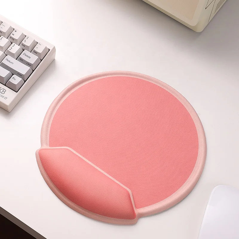 Gaming and Office Mouse Pad with Keyboard Wrist Rest Support Non-Slip PU Base and Coaster Pain Relief Stock Product
