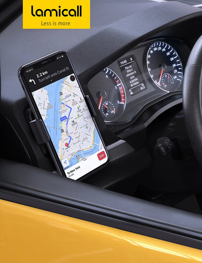 Lamicall C2 360 Rotatable Car Vent Mount Cell Phone Holder Stand Air Vent Clip Hands Free Cradle for Mobile Phone GPS Navigation