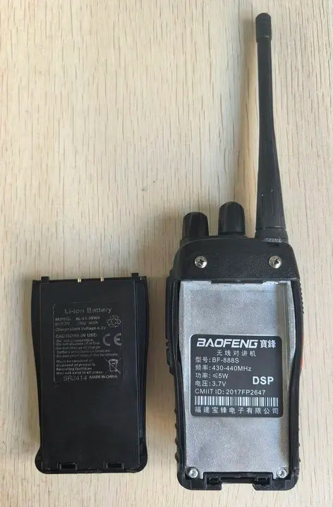 Portable Handheld Radio Authentic Baofeng Walkie-talkie Bf-888s UHF Single Band Secure Walkie Talkie