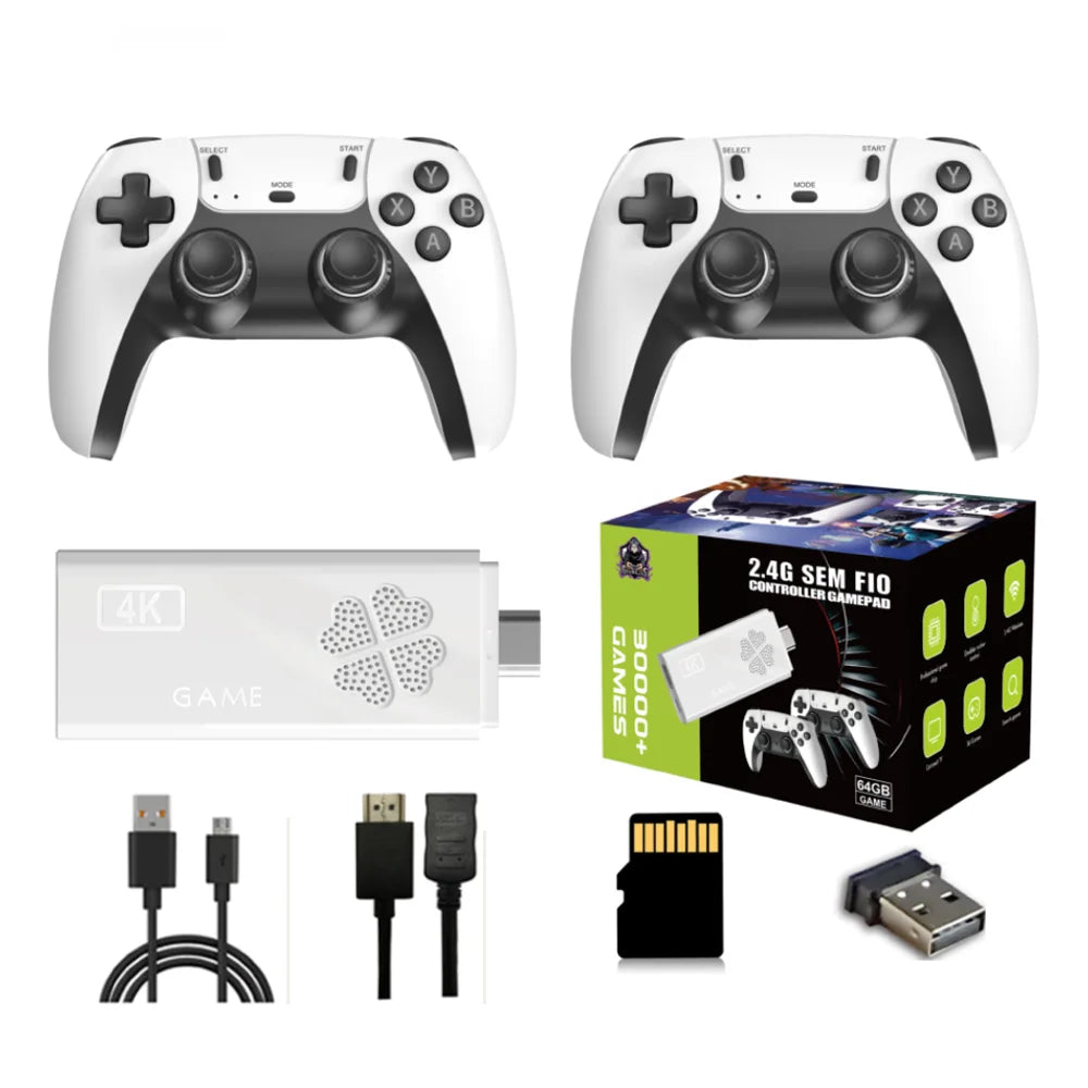 Smart TV BOX M8II Pro Mini 10000 Games TV Game Console 1GB 8GB With 64GB TF Allwinner H313 Android 12
