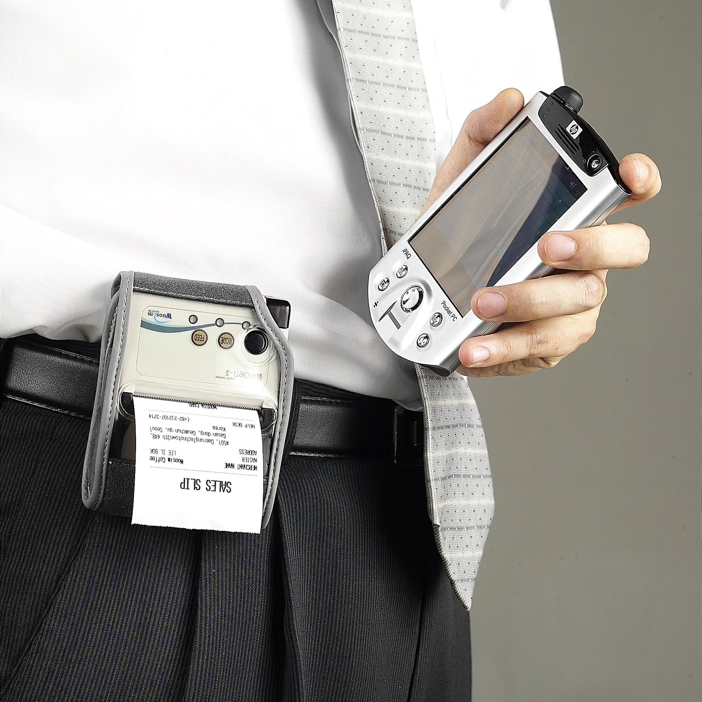 WOOSIM PORTI-S30/40 Handheld Ticket Handy Barcode High Quality Speed Hotel Bill Receipt Printer