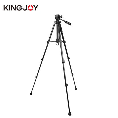 Kingjoy Professional 4 Sections Flexible Foldable Rotating Mini 360 Degrees Rotation Camera Tripod