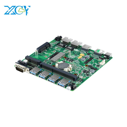 XCY Fanless Industrial Motherboard 2955U Dual Nic Dual RS232 Mini Pc Mainboard