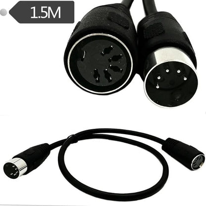High Quality 5pin Din Connector Cable Male to Female Extension Din Cable