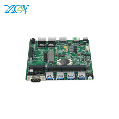 XCY Fanless Industrial Motherboard 2955U Dual Nic Dual RS232 Mini Pc Mainboard