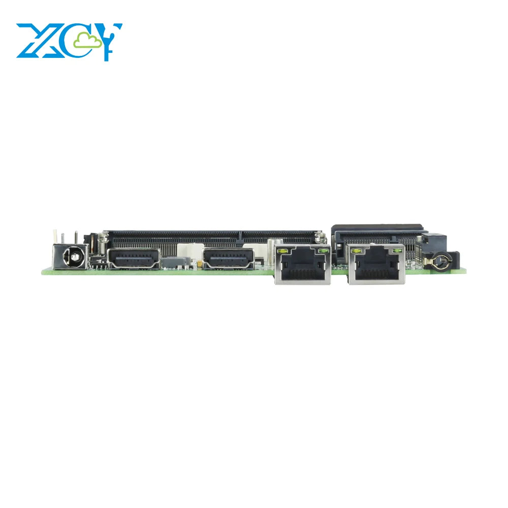 XCY Fanless Industrial Motherboard 2955U Dual Nic Dual RS232 Mini Pc Mainboard