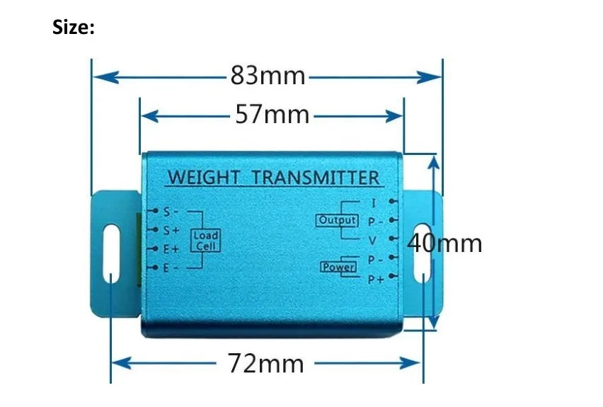 Factory Supply Cheap 4-20mA Output DY510 Amplifier Load Cell Transmitter