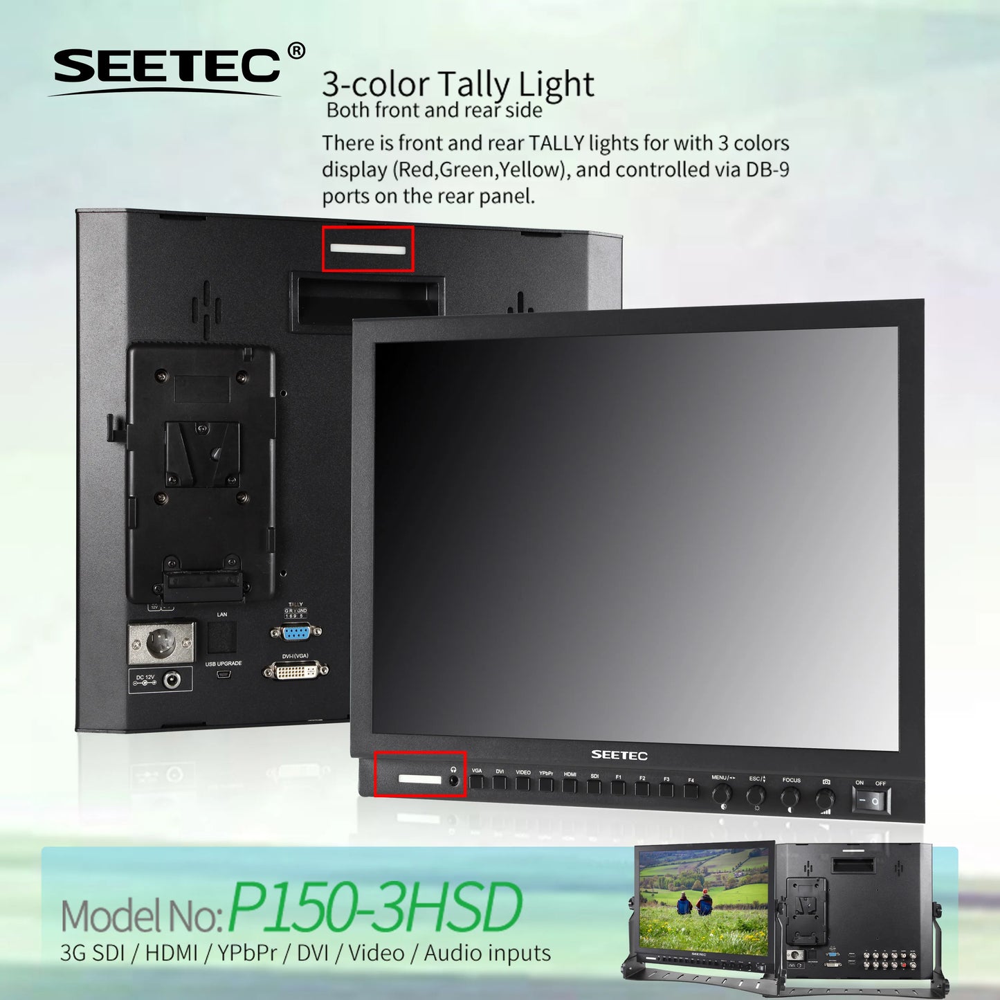 SEETEC P150-3HSD OEM Service | 15" HD Aluminum Broadcast Monitor | Custom Logo & Packaging | Wholesale Supplier