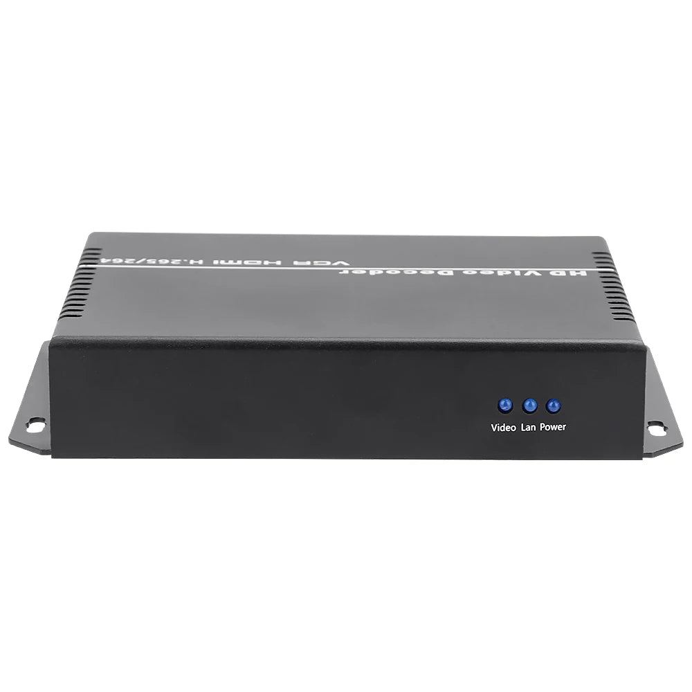 H.264 H.265 4K HDMI VGA CVBS Video Decoder NDI SRT RTMP HTTP RTSP UDP IP Video Receiver