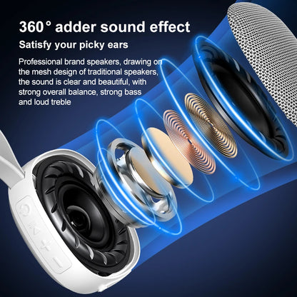 New Fashion Rockmia EBS-303 Popular Portable Speaker Bluetooth 5.4 with Strong Magnetic  Strap Passive Radiator Enhanced
